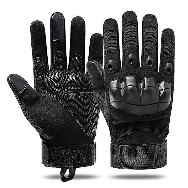 Militær Taktisk Hårde Knuckle Handsker Fuld Fingerfingerløs Army Combat Jagt -hg Green-Fingerless XL