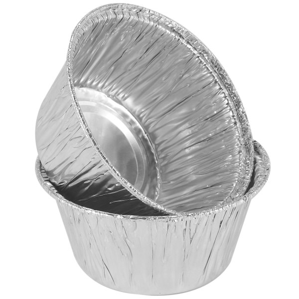 150 kpl alumiinifoliokuppikakkukupit Ramekin muffinsimupit, kertakäyttöiset muffinssivuoret, Ramekin Ho silver