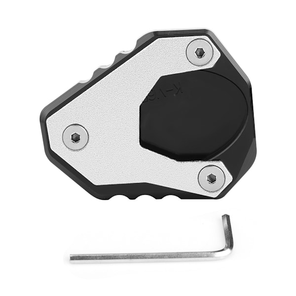 Motorsykkel CNC Kickstand Side Stand Enlarger Extension Pad for Kawasaki Versys/KLE 650 15-18