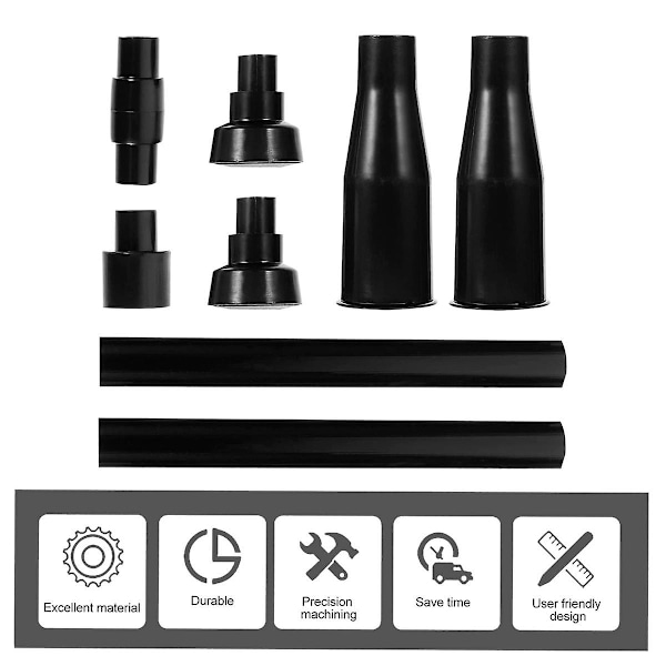 Fontänpumpmunstycke Set Vattensprayhuvuden Damm Dränkbar pump Pool Multifunktionellt munstycke S KL