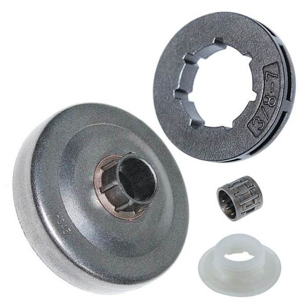 3/8\" 7-tandad kopplingstrumma maskhjul Kompatibel med Husqvarna 346xp 350 351 353 340