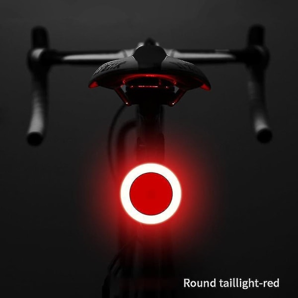 1000 Lumen Cykellykta Strålkastare Led Cykellampa USB Uppladdningsbar Ljus Cykel -HG Taillight A