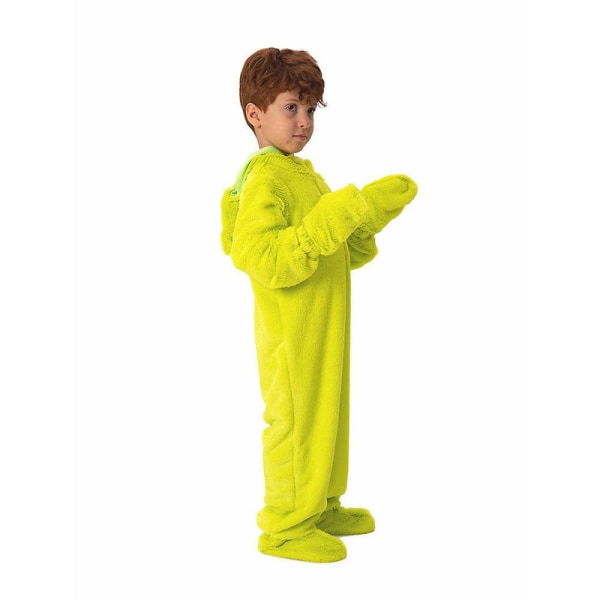 4-11 År Børn Drenge Piger Grinchen Hvem Stjal Julen Kostume Nattøj Pyjamas Fleece Cosplay Outfits Gaver 4-5Years