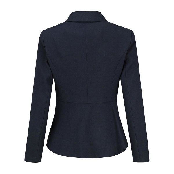 Yynuda naisten 2-osainen Office Lady Slim Fit työpuku (bleiseri + housut) Dark Blue S