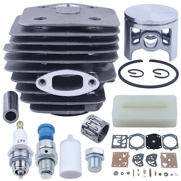KT Cylinder Kolv Förgasare Reparation Kompatibel Med Husqvarna 254 154 XP 254XP Del 45mm