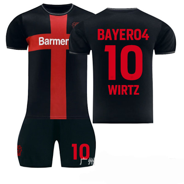 2425 Leverkusen hemmatröja Wirtz fotbollströja set A 16(90-100cm)