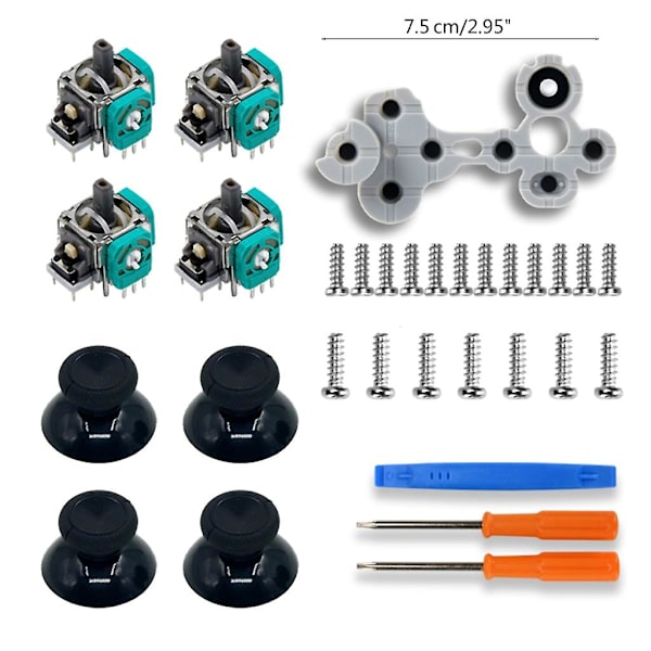 3D Analog Joystick Sensormodul, Hattkontroll, Reparationsdel Kompatibel med Xbox-serien S-X -HG