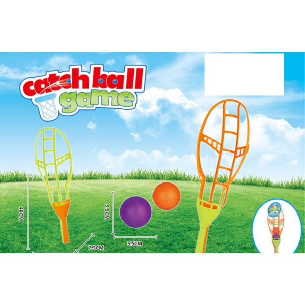 Chuck and Catch Trackball set - Toss and Launch Ball Game lapsille