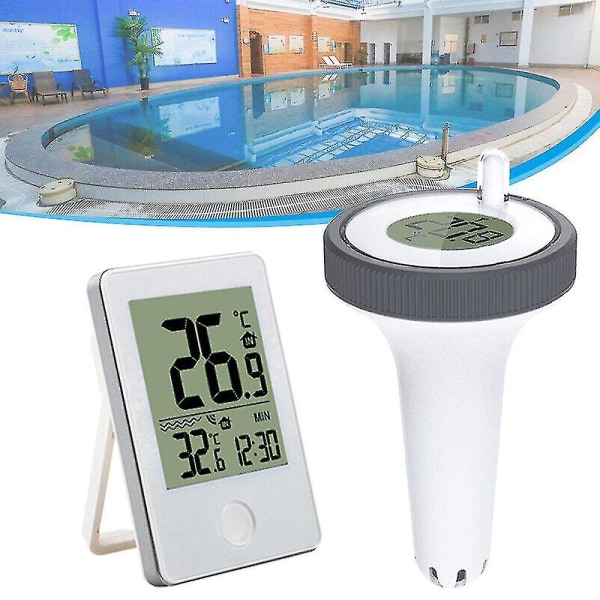 Trådløs Sommer Swimmingpool Termometer Spa Badekar Fisketank Vandtemperatur Måler Flydende Måler Tester