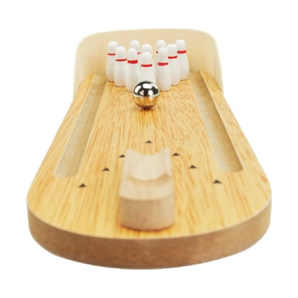 Mini Bowling Sett - Bordbord i tre bowlingspill
