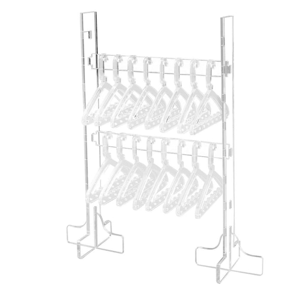 Akryl kleshenger form øredobber display stativ for kvinner smykker Counter anheng utstillingsskap stativ Pla