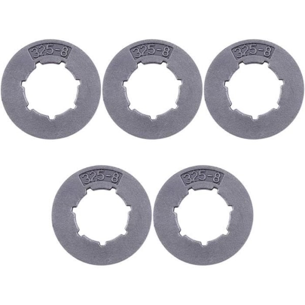 5 kpl/sarja Vanteen hammasratas .325\"-8 hammasta 19 mm Yhteensopiva Husqvarna 154 254 262 Jonsered 450 455 510 520 525 535 540 2051 2054 2055