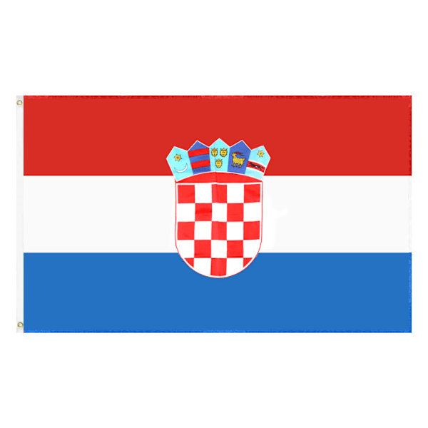 Kroatisk flag 90*150cm 3*5ft polyester flag