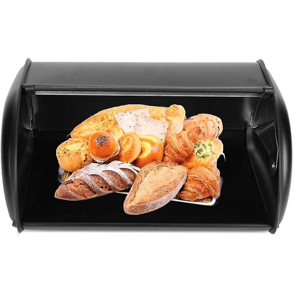 Brødkasse, Kapacitet Metal Brødkasse, Holder Beholder Køkken Organizer, Organizer 3.1-4l