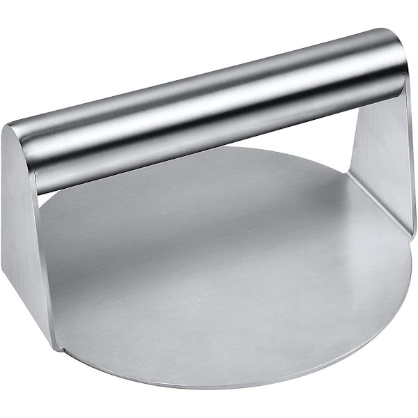 Skapa Perfekta Smash Burgers Med Rostfritt Stål Burgerpress - Rund Patty Maker För Flat Top Grillar - Professionellt Grillaccessoarer Kit
