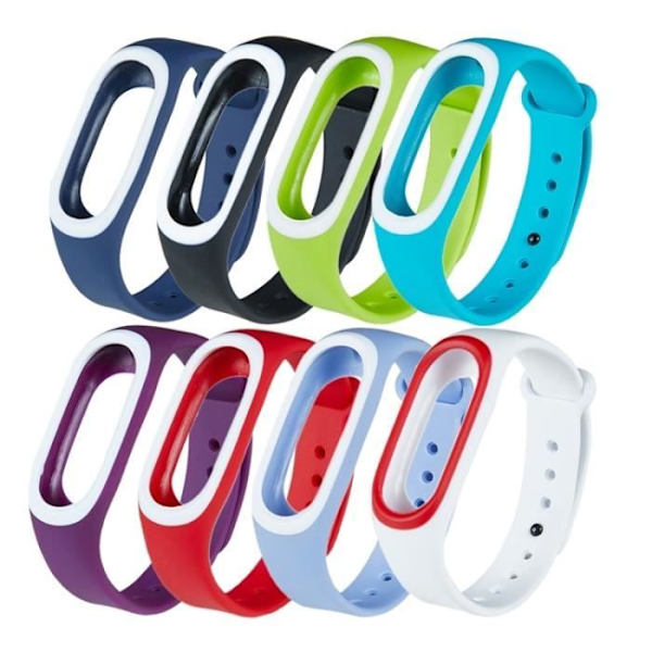Erstatnings silikon sportsstropp for Xiaomi Hey+ Fitness Tracker Red