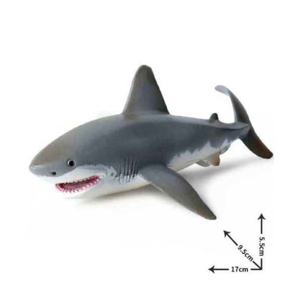 Papo Great White Shark Figuuri - Realistinen leikkihahmo