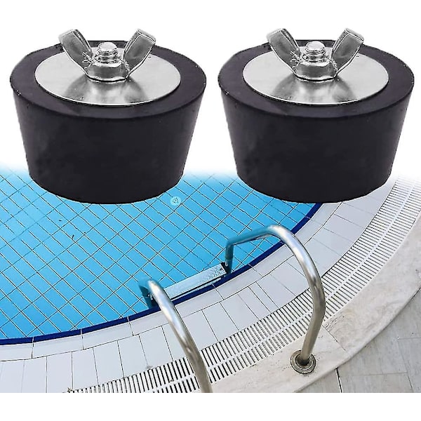 2 stk. Vinterpropper til Poolindløbsdyser, 25mm/32mm/38mm/51mm/63mm Rustfrit Stål Vinterpropper til Pool 38mm