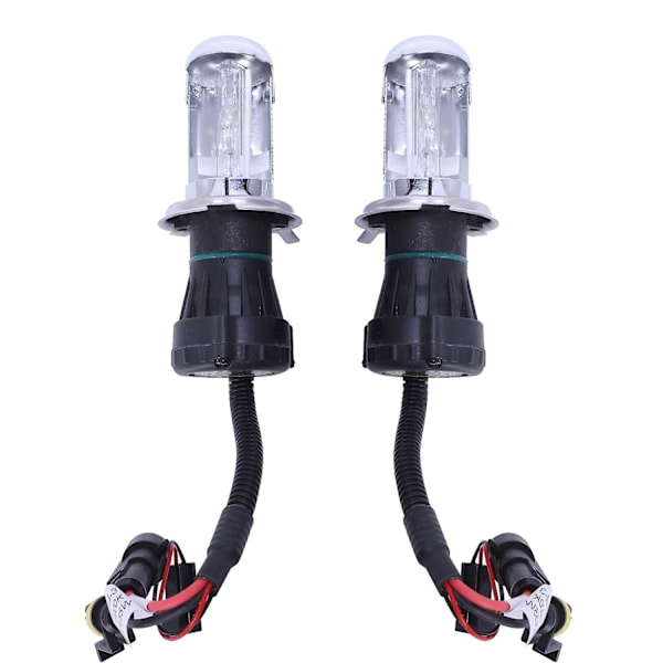 2x Bulb Auto Hid Bi-xenon Beam Hi / Low Bulb H4 (55w, 6000k) As shown6000K