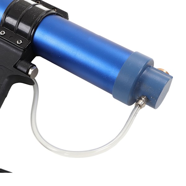 1/4in Pneumatisk Glaslim Pistol med Trykmåler Justerbar Hastighed Fuemasse Blød Lim Værktøj 600ml Kapacitet