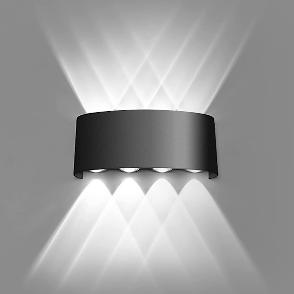 LED Indendørs Vægskinne 8w Hvid Moderne Vægslampe Op/Ned Spotlampe Til Stue Soveværelse -ES