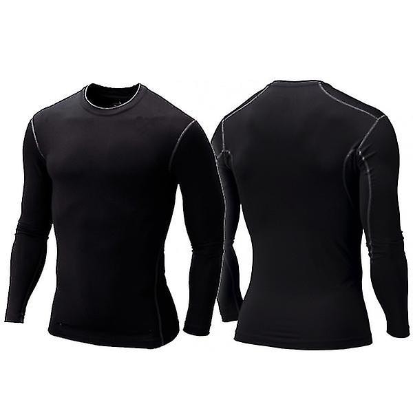 Miesten urheiluun sopivat aluspaita-toppi - kuntosali, urheilu Black XL
