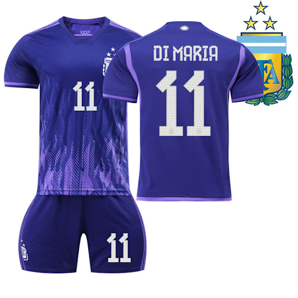 2223 Argentiinan vieraspelipaita Di Maria MM-jalkapallopaita M(170-175cm)