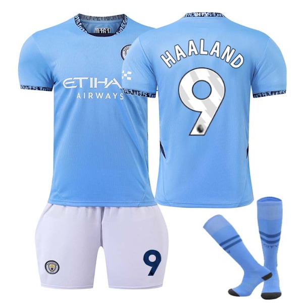 2425 Manchester City koti jalkapallopaita Haaland puku sukat M(170-175cm)