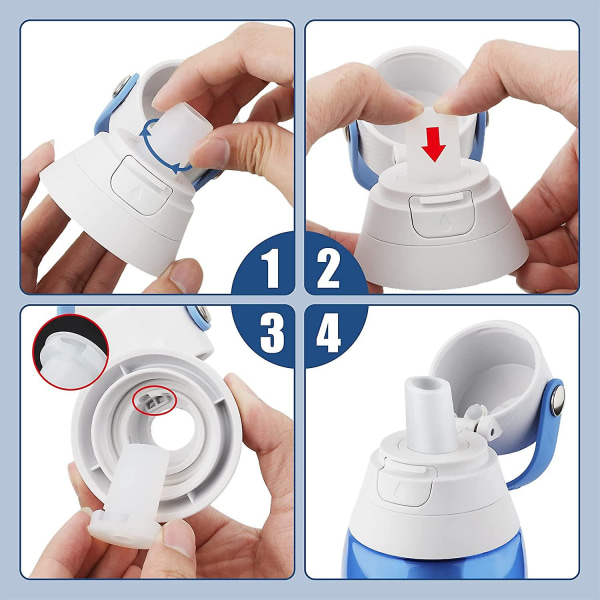 Bitventil-erstatning Kompatibel med Brita Vannflaske & Brita Filter Vannflaske Munnstykke 2pcs