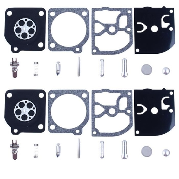 2 kpl/erä kaasuttimen korjaussarja Yhteensopiva Husqvarna 136 137 141 141 142 334T 338 XPT moottorisaha Zama C1Q-EL33/C1Q-EL33A Hg
