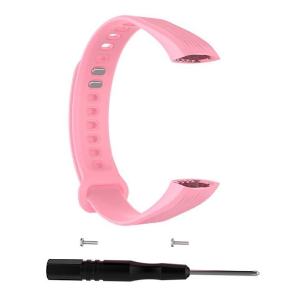 TPE Urheilukellohihnojen Varaosa/Vaihtohihno Huawei Honor Band 3:lle - Vaaleanpunainen
