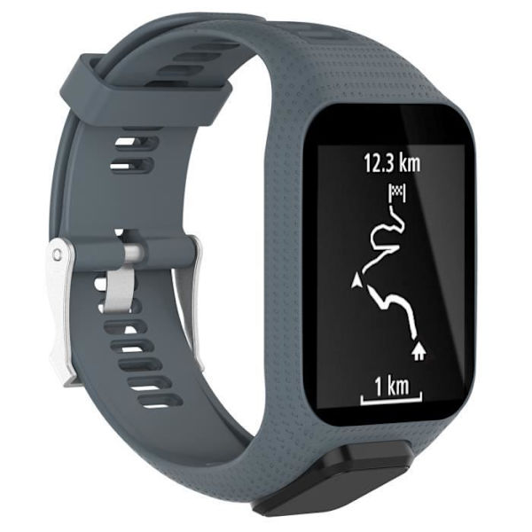Grå erstatningsreim for TomTom Spark Spark 3 Runner 3 2 Golfklokke 2 GPS-klokke