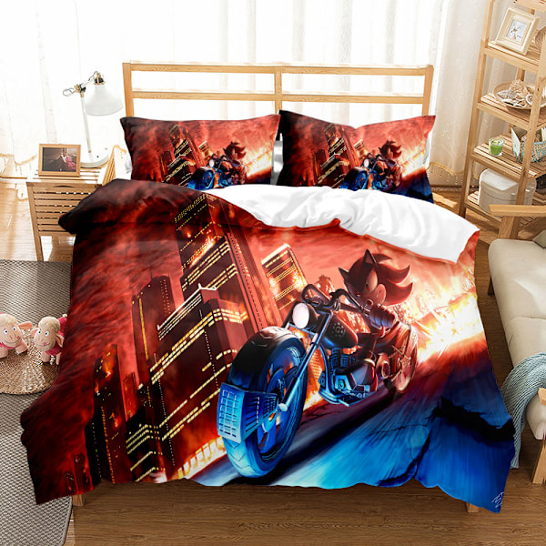 Lightning Sonic Dynetrekksett med Trykk - 06219s SINGLE 135x200cm