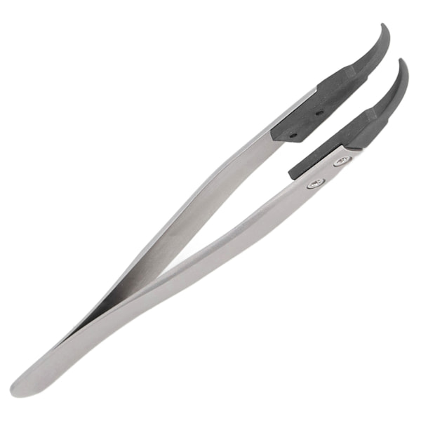 Icke-statiska pincetter i rostfritt stål, magnetiska, exakta med utbytbart armbågsformat spets