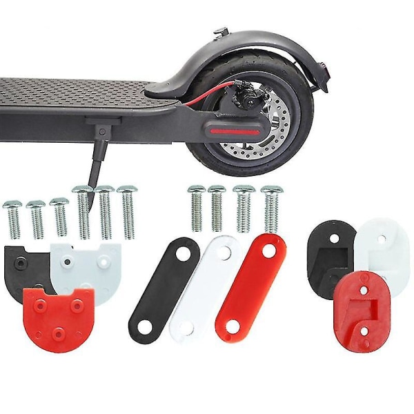 Stänkskydd Spacer Kickstand Spacer För Xiaomi M365 Uppgraderingsmodifiering för M365 Wheel Kit Fotstöd Scootertillbehör Taillight Red