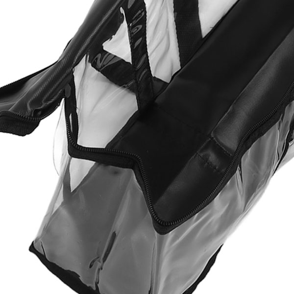 PVC Værktøj Opbevaringspose Transparent Lynlås Støvsikker Stor Kapacitet Værktøj Organizer til Vedligeholdelse 61 X 15 X 21cm