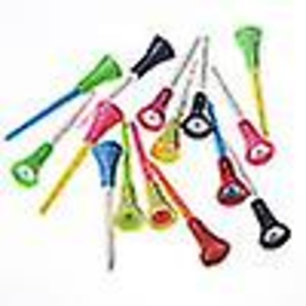 10-50 stk Puttetopper Golf Tees Golfverktøy Plast & Gummi 83mm Farge Tilfeldig 30PCS