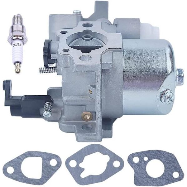 Adefol förgasare med tändstiftspackning kompatibel med Robin 6.0HP EX17 EX170 EX13 SP170 motor 277-62301-10