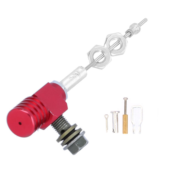 Hydraulisk koblingshovedcylinder M10x1.25mm aluminiumlegering modifikation til motorcykel ATV crosscykel rød