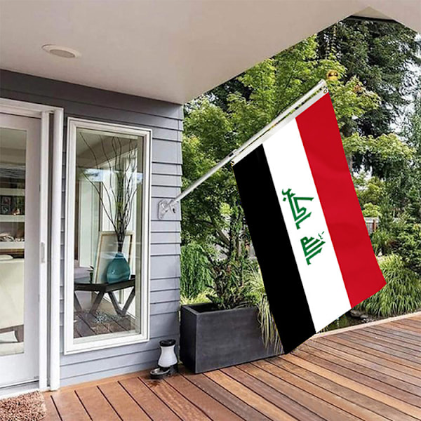 90*150cm irakisk flag 3*5ft polyester flag