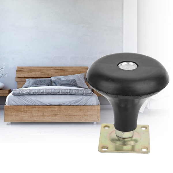 Fastmontert hjul seng sofa svart universal slitasjebestandig små møbelhjul hjul