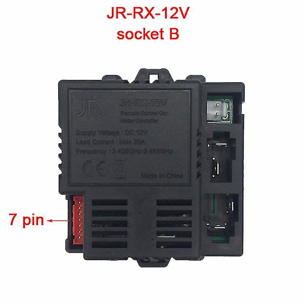 Jr-rx-12v Lasten sähköauton Bluetooth kaukosäädinvastaanotin, Smooth Start Controller Jr1958rx ja Jr1858rx/jr1738rx -HG RC 1