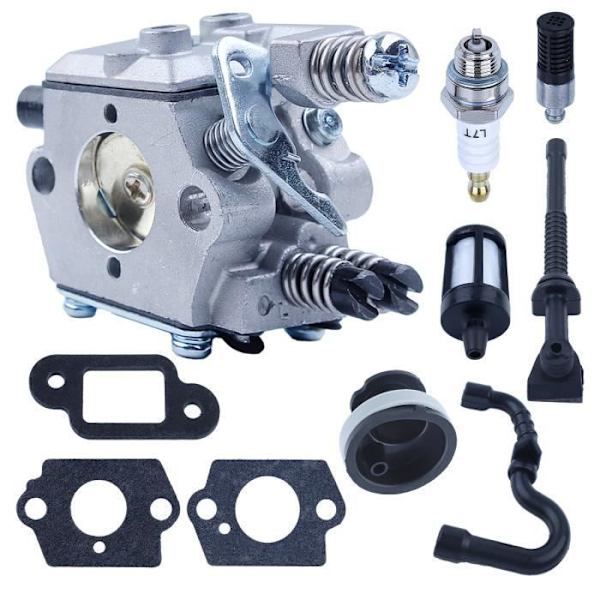 Kaasutin Yhteensopiva Stihl 017 018 MS170 MS180 Korvaa 1130120 0608 11301412200 Pakoputken Vaimennin Inline-Suodatin