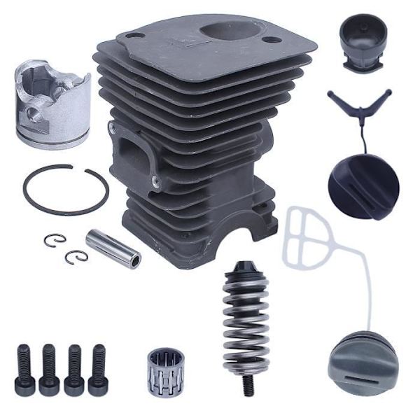 Kolvcylinder cap kompatibel med Husqvarna 340 345 Motorsåg 503870276