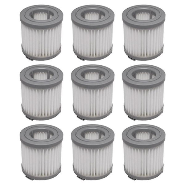 9 stk HEPA-filter til Xiaomi Jimmy JV51 JV53 JV71 JV83 As Shown