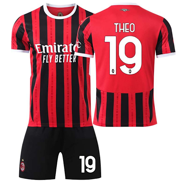 2425 AC Milan pääpaita punainen Special Olympics jalkapalloasu B 26(140-150cm)