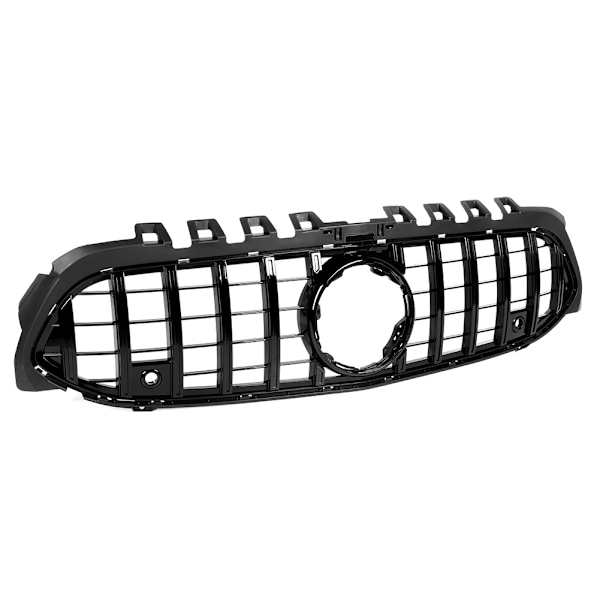 Bil ABS för GT Style Front Hood Bumper Grille Tillbehör Passar för Benz Nya A Klass W177 2019