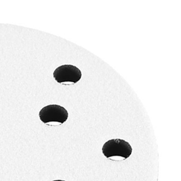 Mjuk buffert svamp gränssnitt kudde dyna för slipdynor (17 hål) 150 mm diameter