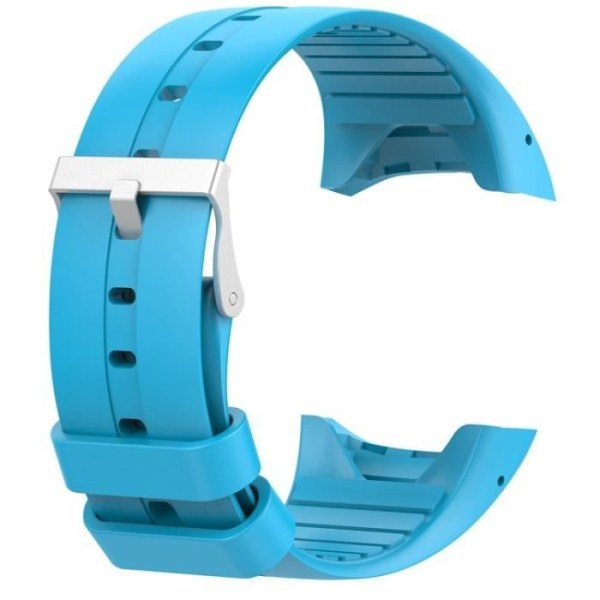 Silikonbåndklokkerem for Polar Watch M400/M430 GPS 5,5-8,1 tommer (blå)