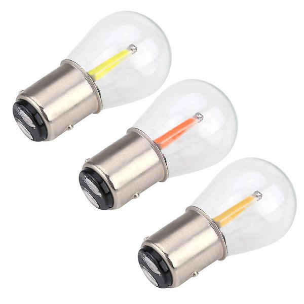 Bay15d 1157 12v LED Bilbroms Bakåtkörning Blinkerslampa Super Ljus Ljuskälla -HG Red